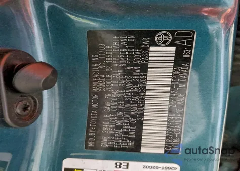 2010 Toyota Corolla Base из США, поврежденный, VIN 2T1BU4EE9AC312091